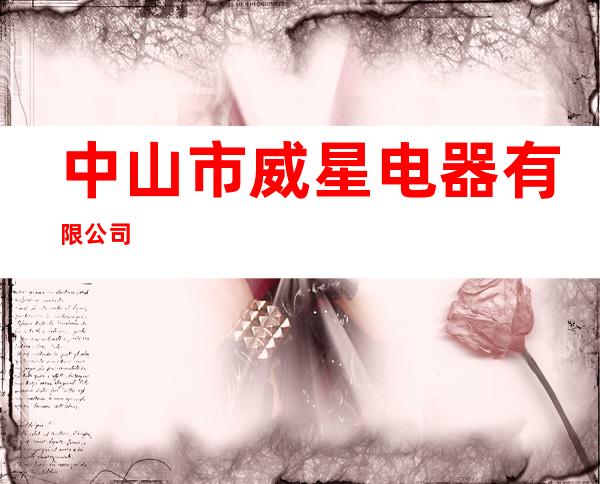 中山市威星电器有限公司